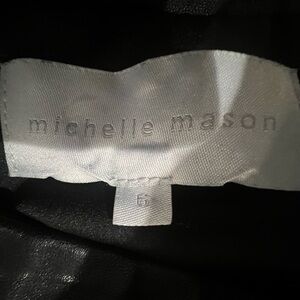 Michelle Mason Elegant Black Skirt